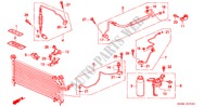 ARIA CONDIZIONATA (TUBI/CONDOTTI) per Honda CIVIC SHUTTLE 55X 5 Porte 5 velocità manuale 1995