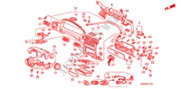 ABBELLIMENTO STRUMENTI(1) per Honda ACCORD EX 4 Porte 5 velocità manuale 1993