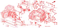 ALLOGGIO TRASMISSIONE per Honda ACCORD EX 4 Porte 4 velocità automatico 1990