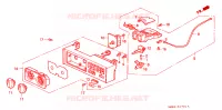CONTROLLO RISCALDATORE (TIPO BOTTONE) per Honda ACCORD EX 4 Porte 4 velocità automatico 1990