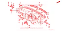 PANNELLO STRUMENTI(2) per Honda ACCORD EX 4 Porte 4 velocità automatico 1990