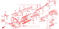 CONDOTTO SCARICO per Honda LEGEND COUPE LEGEND 2 Porte 4 velocità automatico 1993