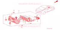 CONTROLLO RISCALDATORE(LH) per Honda LEGEND COUPE LEGEND 2 Porte 4 velocità automatico 1993