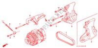 MENSOLA ALTERNATORE per Honda LEGEND COUPE LEGEND 2 Porte 4 velocità automatico 1991