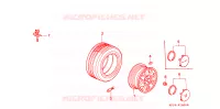 PNEUMATICO/DISCO RUOTA per Honda LEGEND COUPE LEGEND 2 Porte 4 velocità automatico 1993