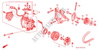 ARIA CONDIZIONATA (COMPRESSORE)(SANDEN)(1) per Honda CIVIC CRX SI-T 2 Porte 5 velocità manuale 1992