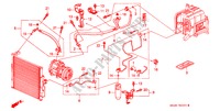 ARIA CONDIZIONATA (TUBI/CONDOTTI)(2) per Honda CIVIC CRX SIR 2 Porte 5 velocità manuale 1995
