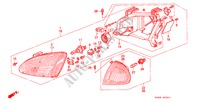 FANALE(2) per Honda CIVIC CRX SI-T 2 Porte 5 velocità manuale 1994