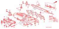 MOLTEPLICE ASPIRAZIONE(2) per Honda CIVIC CRX SIR 2 Porte 5 velocità manuale 1993
