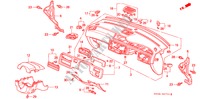 PANNELLO STRUMENTI(2) per Honda CIVIC EL 3 Porte 5 velocità manuale 1992