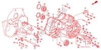 ALLOGGIO TRASMISSIONE(1) per Honda CIVIC 1.2EX 4 Porte 4 velocità automatico 1992