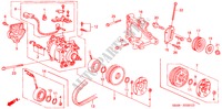 ARIA CONDIZIONATA (COMPRESSORE) (2) per Honda CIVIC 1.6SI 4 Porte 5 velocità manuale 1993
