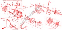 ARIA CONDIZIONATA (COMPRESSORE) (2) per Honda CIVIC 1.6SI 4 Porte 5 velocità manuale 1993