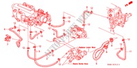TUBO ACQUA(3) per Honda CIVIC 1.5VEI 4 Porte 5 velocità manuale 1993