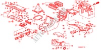 ABBELLIMENTO STRUMENTI(RH) per Honda PRELUDE VTI-R 2 Porte 5 velocità manuale 1994