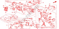 INTERRUTTORE COMBINAZIONE(RH) per Honda PRELUDE SI 2 Porte 5 velocità manuale 1994