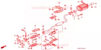 CONDOTTO SCARICO(KD) per Honda INTEGRA LS 4 Porte 4 velocità automatico 1998