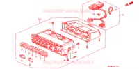 CONTROLLO RISCALDATORE(AUTO) per Honda INTEGRA GS-R 4 Porte 4 velocità automatico 2000