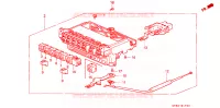 CONTROLLO RISCALDATORE(MANUALE) per Honda INTEGRA LS 4 Porte 4 velocità automatico 1998