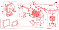 SOFFIATORE RISCALDATORE(LH) ('98 ) per Honda INTEGRA LS 4 Porte 4 velocità automatico 1998