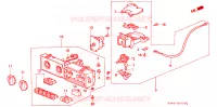 CONTROLLO RISCALDATORE(1) per Honda ACCORD EX 4 Porte 4 velocità automatico 1995