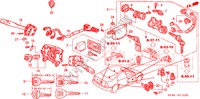 INTERRUTTORE COMBINAZIONE(4) per Honda ACCORD VTI 4 Porte 4 velocità automatico 1997