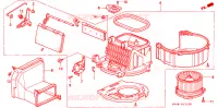 SOFFIATORE RISCALDATORE(1) per Honda ACCORD EX 4 Porte 4 velocità automatico 1995