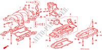 MOLTEPLICE ASPIRAZIONE(V6) per Honda ACURA 3.2TL 3.2TL 4 Porte 4 velocità automatico 1996