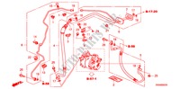 ARIA CONDIZIONATA(TUBI/CONDOTTI)(LH) per Honda CR-V 4WD 5 Porte 6 velocità manuale 2008