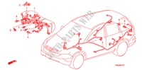 BARDATURA FILO(RH)(4) per Honda CR-V RVSI 5 Porte 5 velocità automatico 2009