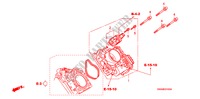 CORPO VALVOLA IMMISSIONE(2.0L) per Honda CR-V RVSI 5 Porte 5 velocità automatico 2007