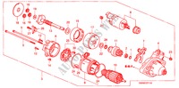 MOTORE AVVIATORE(DENSO)(2.4L) per Honda CR-V 2WD 5 Porte 5 velocità automatico 2010