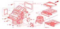 SOFFIATORE RISCALDATORE(LH) per Honda CRV 4WD 5 Porte 5 velocità automatico 2009