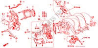 CORPO VALVOLA IMMISSIONE per Honda LEGEND LEGEND 4 Porte 4 velocità automatico 1997