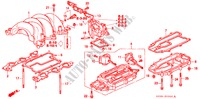 MOLTEPLICE ASPIRAZIONE per Honda ACURA 3.5RL 3.5RL 4 Porte 4 velocità automatico 2000