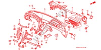 PANNELLO STRUMENTI(LH) per Honda LEGEND LEGEND 4 Porte 4 velocità automatico 2000