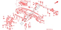 PANNELLO STRUMENTI(RH) per Honda LEGEND LEGEND 4 Porte 4 velocità automatico 1997