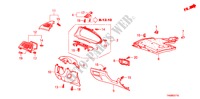ABBELLIMENTO STRUMENTI(LATO GUIDATORE)(LH) per Honda ACCORD 3.5 4 Porte 5 velocità automatico 2010