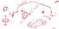 ANTENNA RADIO/ALTOPARLANTE(LH) per Honda ACCORD 2.0EX 4 Porte 5 velocità automatico 2011