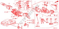 INTERRUTTORE COMBINAZIONE(RH) per Honda ACCORD 3.5SIR 4 Porte 5 velocità automatico 2011