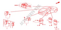 INTERRUTTORE(LH) per Honda ACCORD 2.0EX 4 Porte 5 velocità manuale 2011