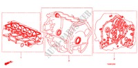 KIT GUARNIZIONE(2.0L) per Honda ACCORD 2.0VTI 4 Porte 5 velocità automatico 2010