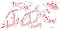 PANNELLI ESTERNI/PANNELLO POSTERIORE per Honda ACCORD 2.0EX 4 Porte 5 velocità manuale 2011