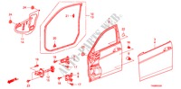 PANNELLI PORTIERE ANT. per Honda ACCORD 2.0EX 4 Porte 5 velocità automatico 2011