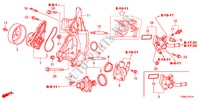 POMPA ACQUA(2.4L) per Honda ACCORD VTI-L 4 Porte 5 velocità automatico 2011