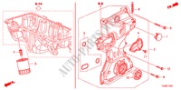 POMPA OLIO(2.0L) per Honda ACCORD 2.0EX 4 Porte 5 velocità manuale 2011