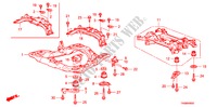 TELAIO SERVO FRONTE/TRAVE POSTERIORE(LH) per Honda ACCORD 2.0EX 4 Porte 5 velocità manuale 2011