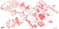 UNITA DI CONTROLLO(SPAZIO MOTORE)(1)(2.0L) per Honda ACCORD 2.0EX 4 Porte 5 velocità manuale 2011