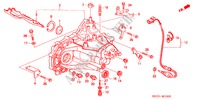 ALLOGGIO TRASMISSIONE (2) per Honda CIVIC SIR 4 Porte 5 velocità manuale 2000