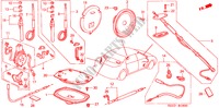 ANTENNA RADIO/ALTOPARLANTE per Honda BALLADE BASE 4 Porte 5 velocità manuale 2000